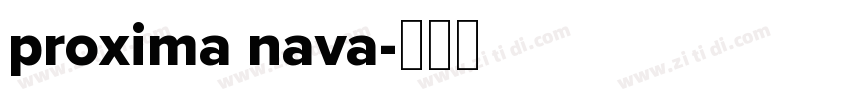 proxima nava字体转换